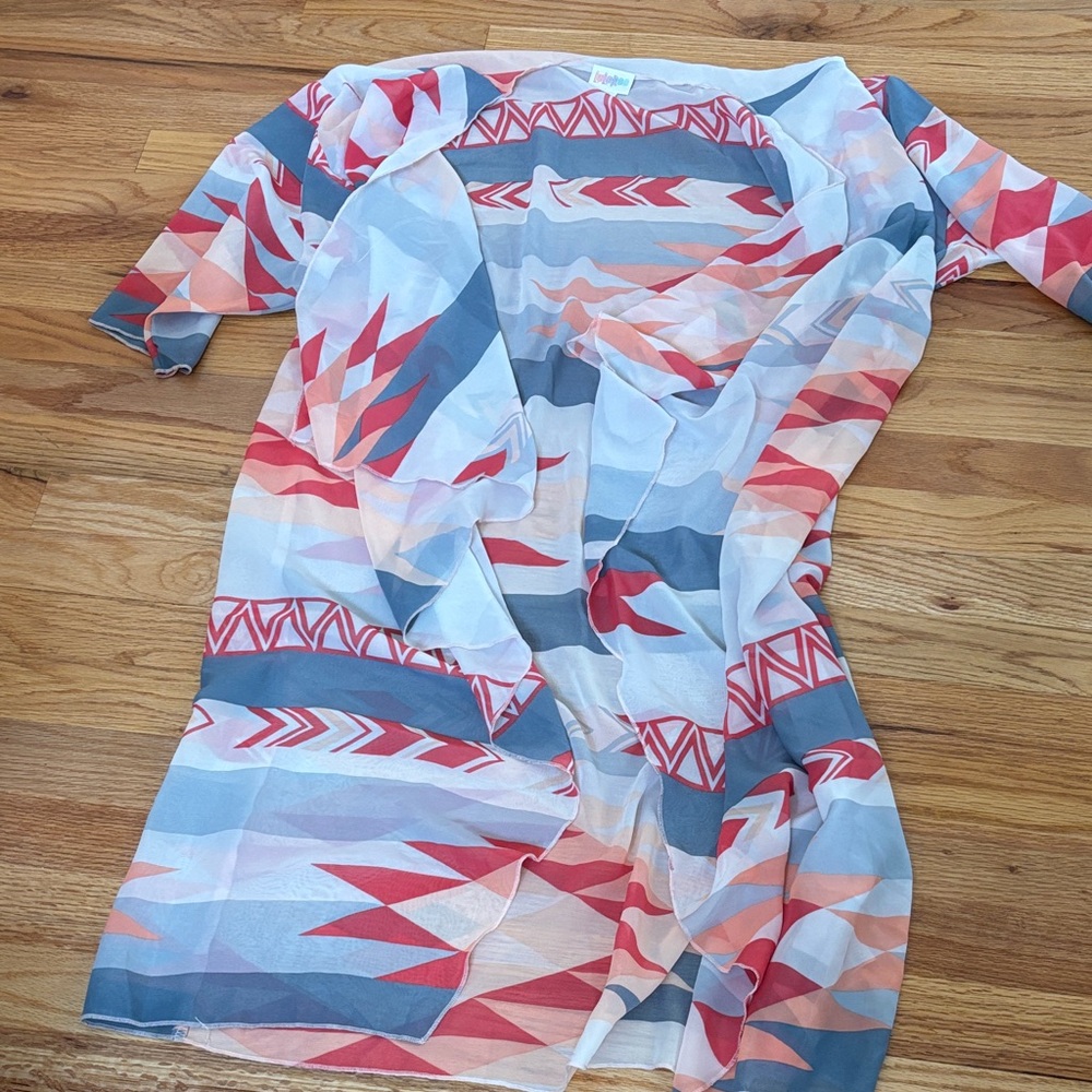 Colorful Geometric Patterned Shirley style Kimono